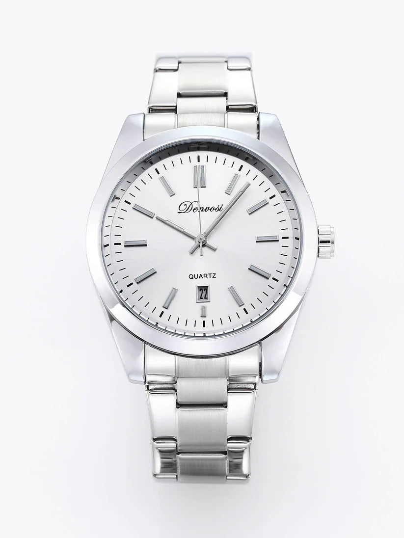 ChronoSteel – Herenhorloge van roestvrij staal met datumweergave
