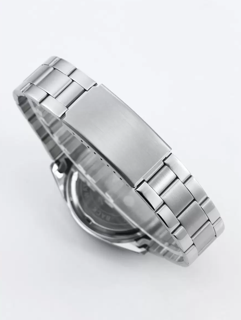 ChronoSteel – Herenhorloge van roestvrij staal met datumweergave