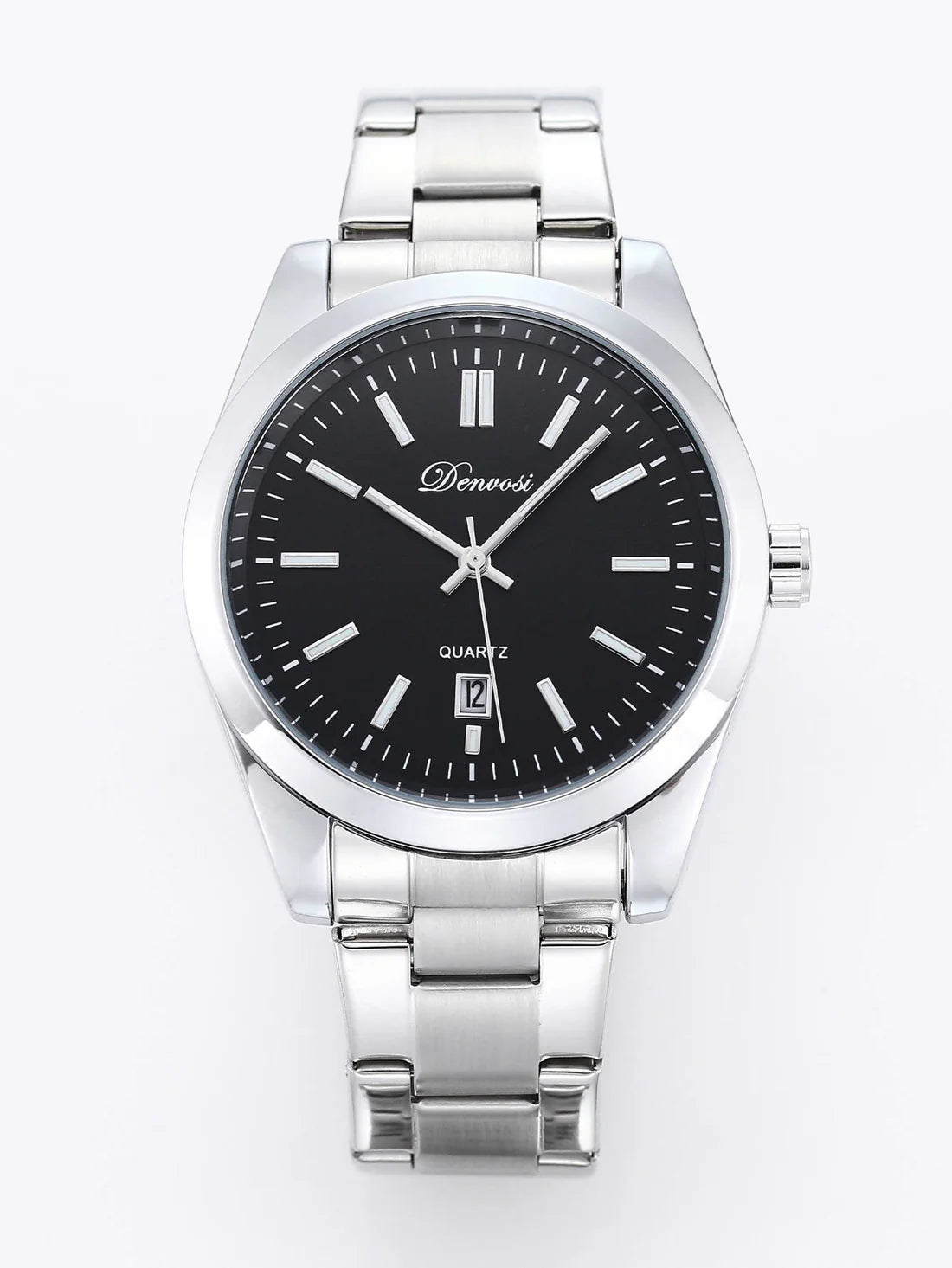 ChronoSteel – Herenhorloge van roestvrij staal met datumweergave
