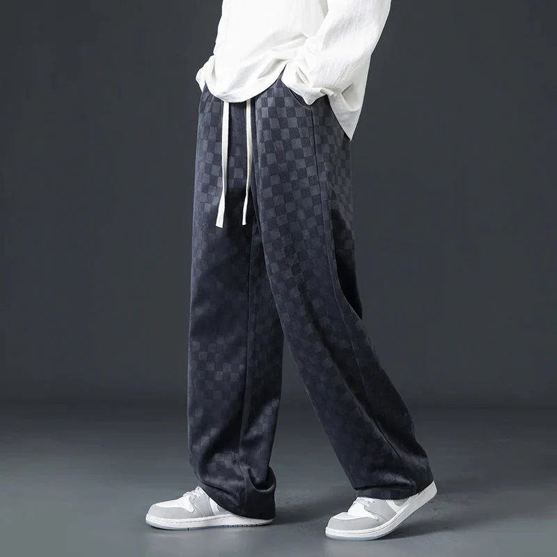 Urban geruite joggingbroek